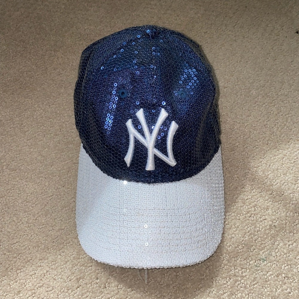 Victoria’s Secret PINK sequined Yankees hat